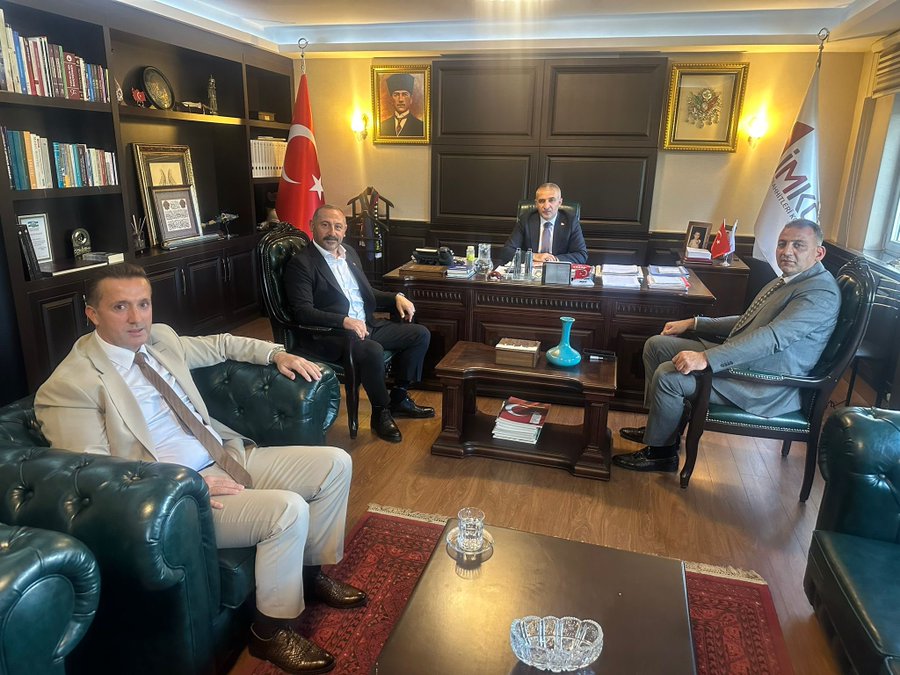 İnşaat Müteahhitleri konfederasyonu (İMKON) ziyarette bulununan Sakarya Müteahhitler Birliği